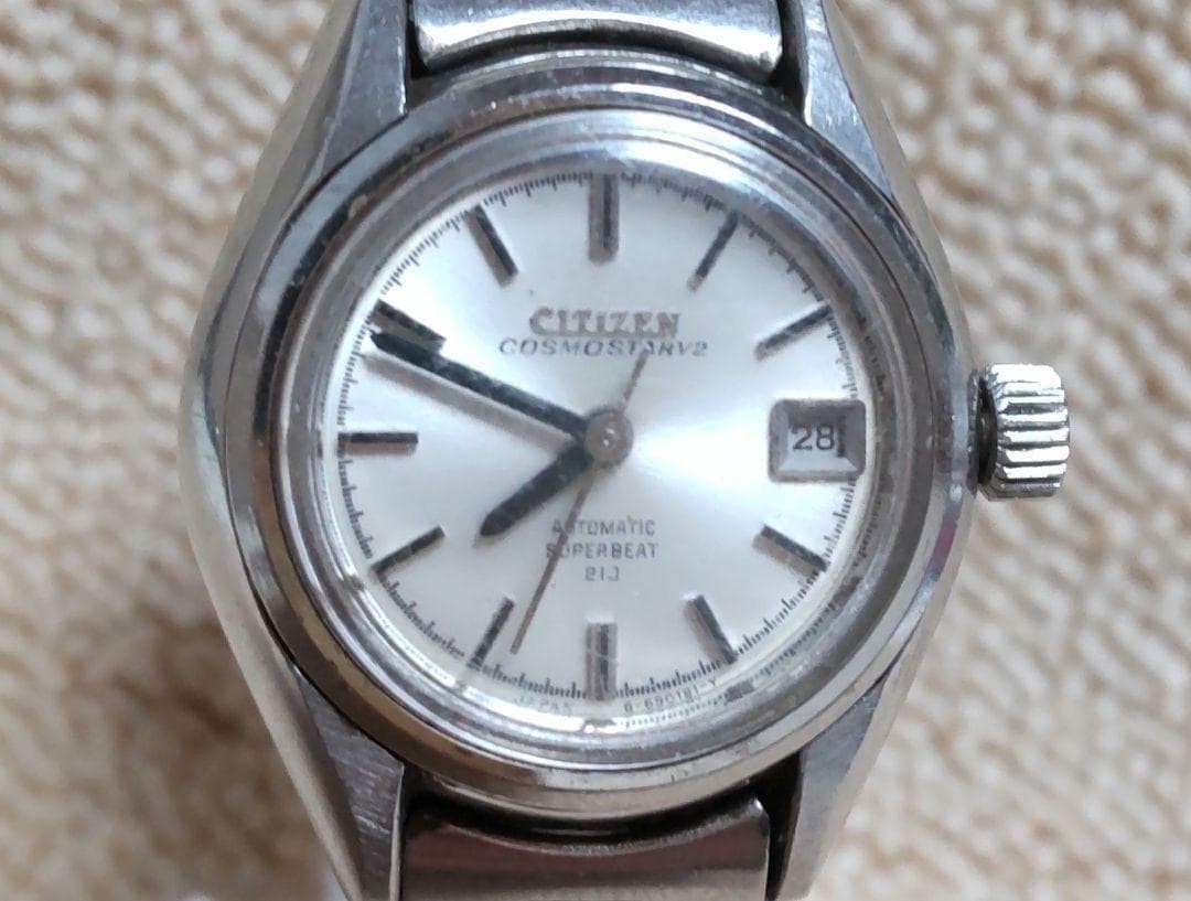 Citizen Cosmostar V2 SuperBeat Silver Running wrist 16.0cm/6.3in