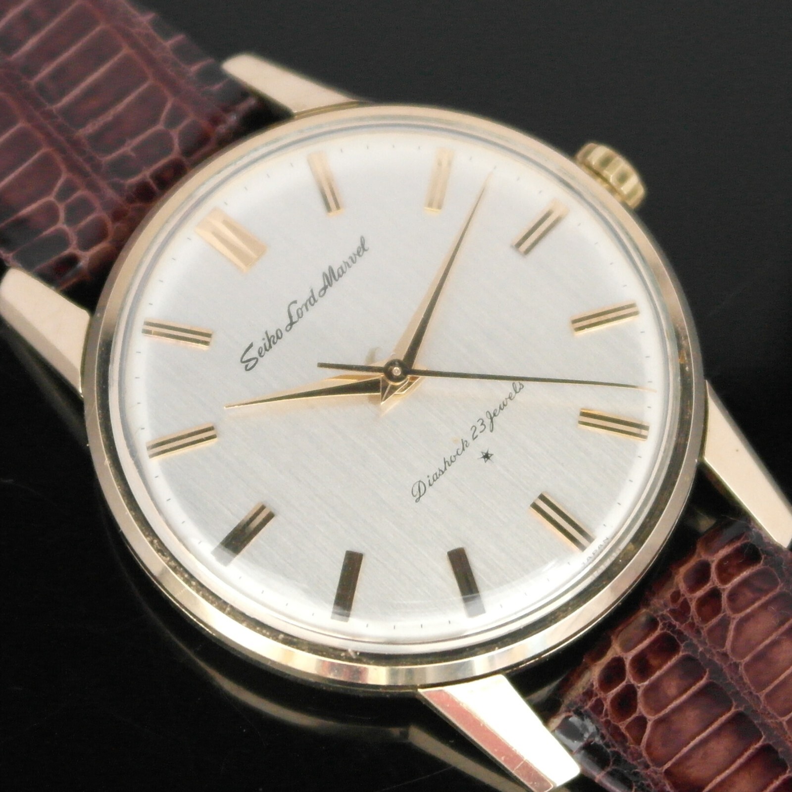 Vintage Seiko Lord Marvel 1962 Gold Filled Case Classic Luxury Men’s Watch 15027