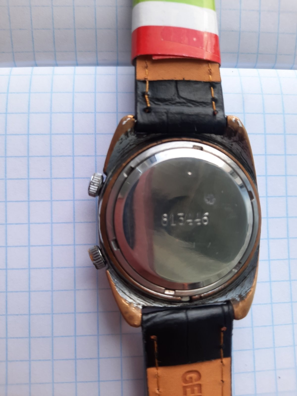 Soviet watch POLJOT with alarm