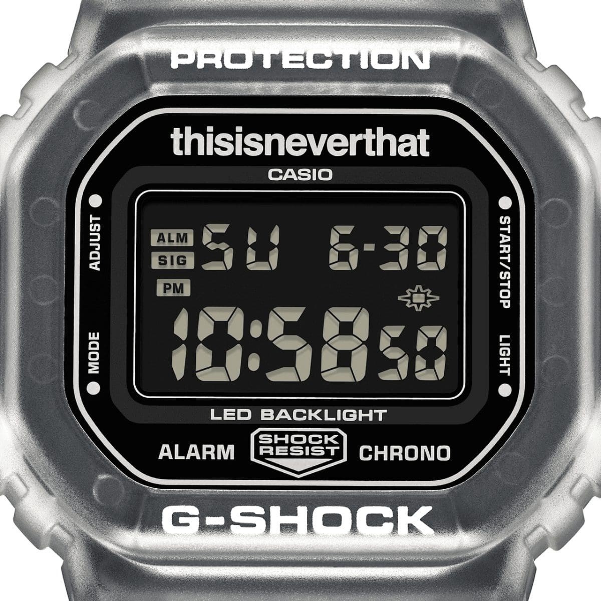 PSL G-SHOCK thisisneverthat collaboration model DW-5600TNT-7JR