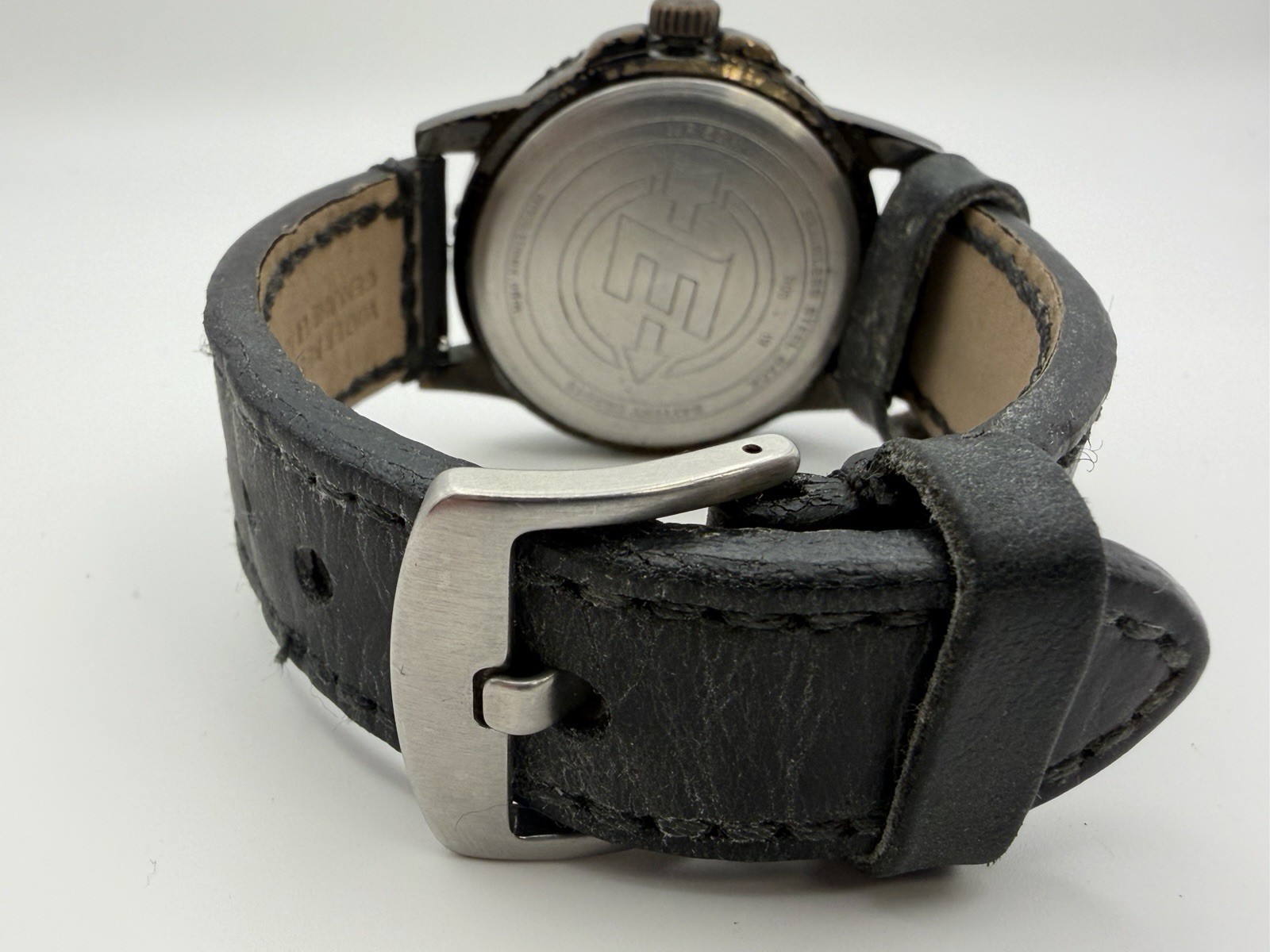 Timex Expedition Indiglo Men’s Analog Quartz Watch Date 50m WR Black Leather