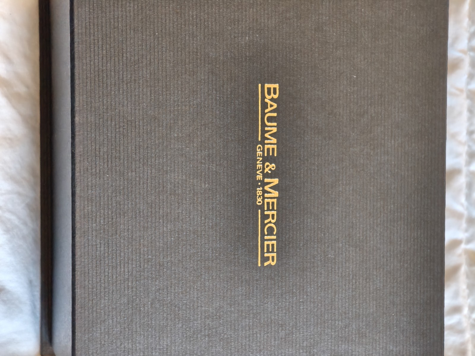 Baume & Mercier “Hampton” SS chronograph watch, in great condition