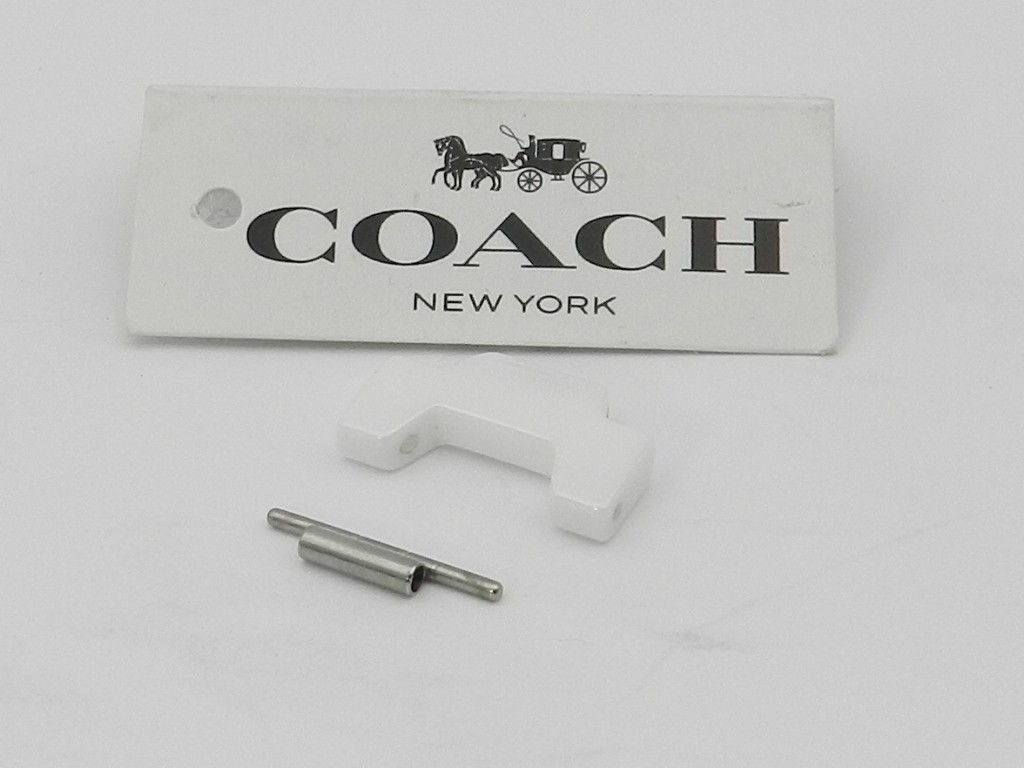 COACH White Ceramic Link Replacement 16mm