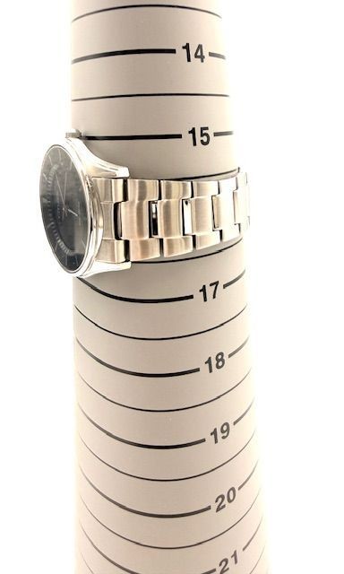 Operational Item CITIZEN SS Black Dial Eco Drive Men’s Watch E031 S103720 Box Li