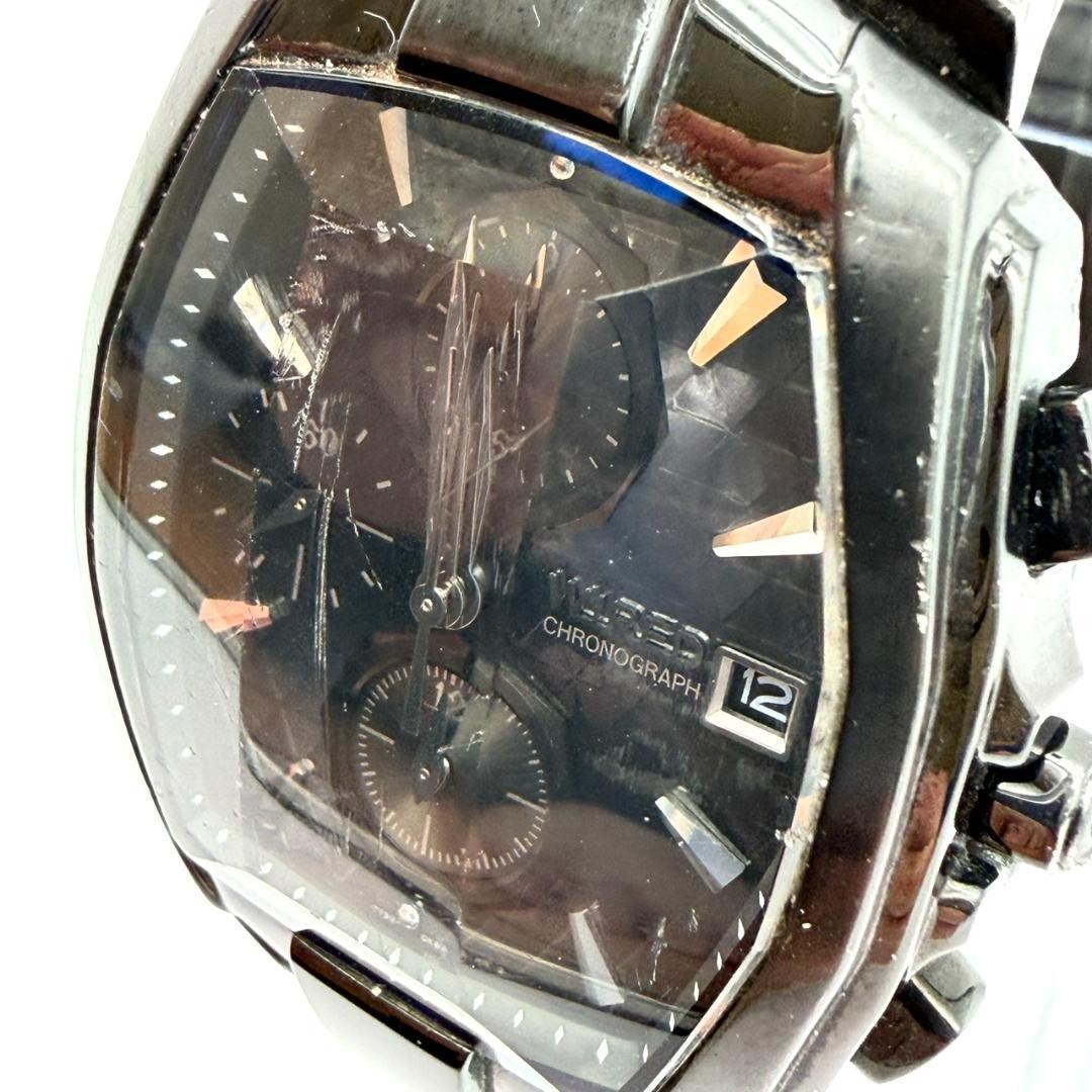 Seiko Wired Chronograph Watch, New Battery, Date Display, Men’s, Working ,