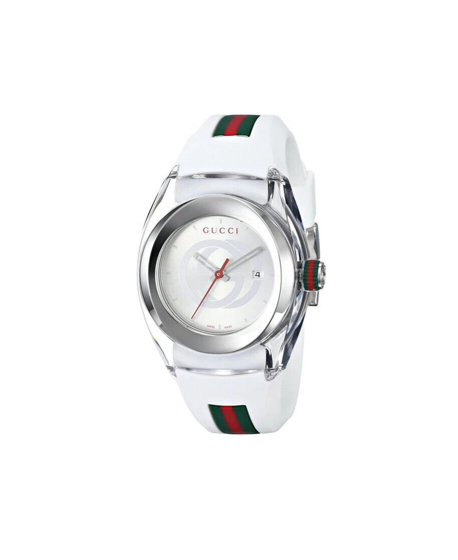 Gucci Sync L YA137302 Women’s Quartz Rubber Strap Watch – Retail Price $670