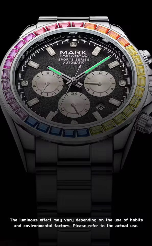 Mark Fairwhale Automatic Watch – Stainless Steel Men’s Watch