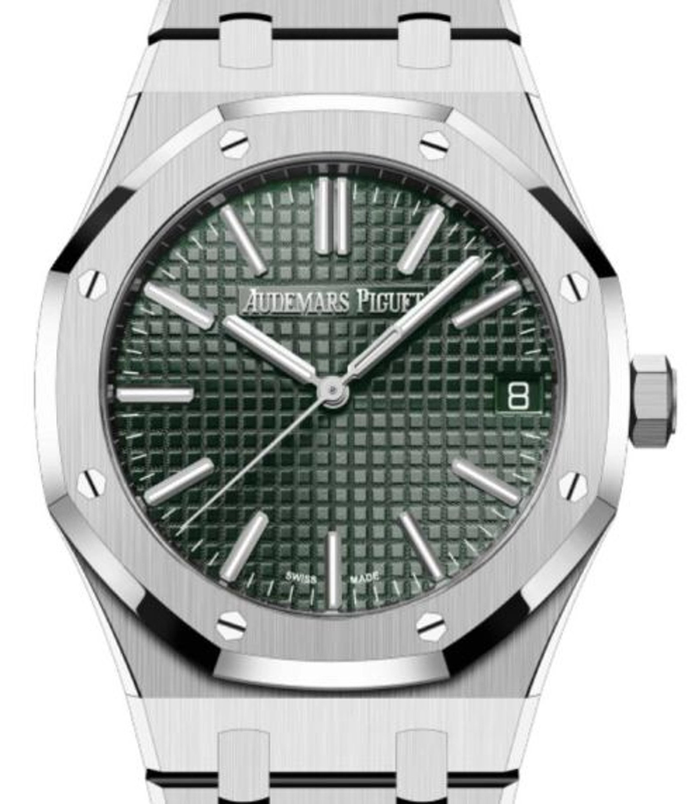Audemars Piguet Royal Oak Selfwinding “50th Anniversary” Green Dial on Bracelet