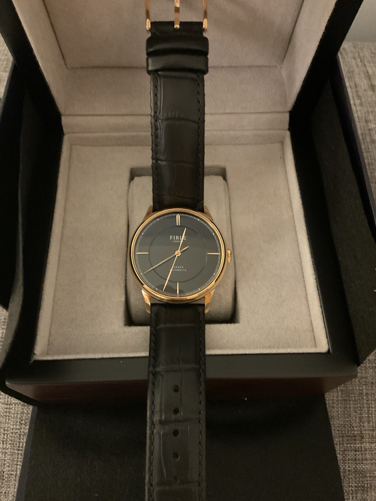 FIRLE Watch – Sennen Automatic – Gold plated, 40mm, United Kingdom