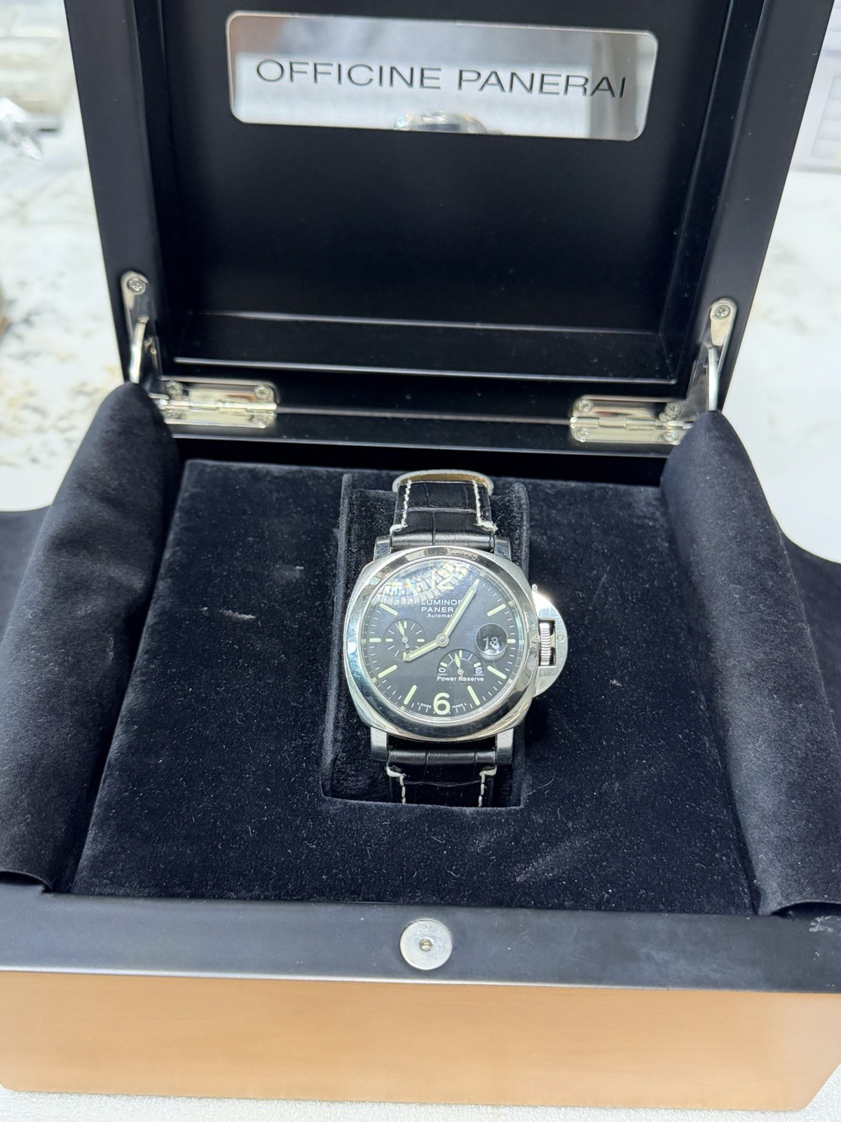 Panerai Luminor PAM00090 44mm Power Reserve SS Box J Series Limited 2600