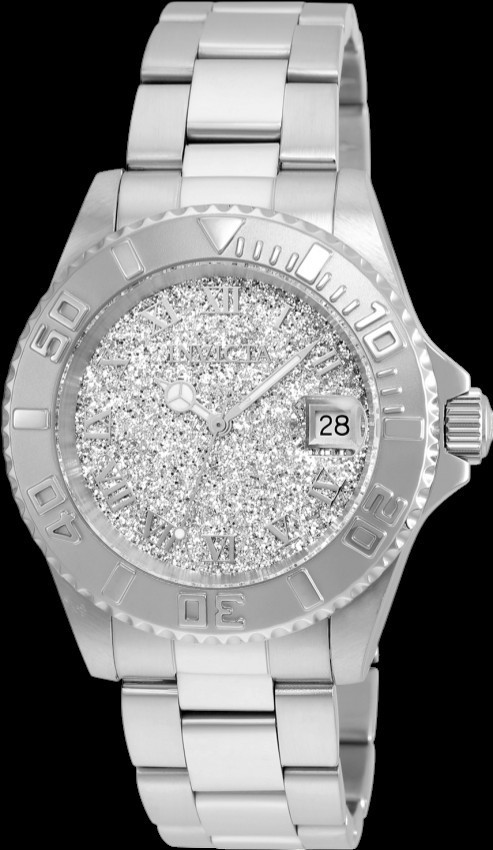 Invicta Women’s Angel Watch 40MM Case Swiss Movement Glitter Dial 200M WR