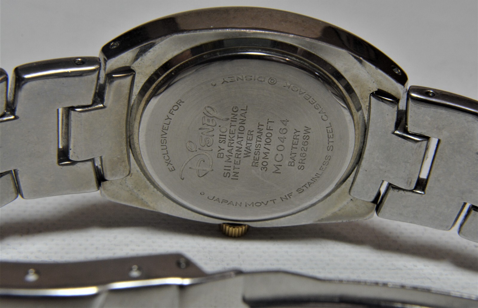 75 Years With Mickey Moon Phase quartz 2 tone Watch SII Marketing w box papers