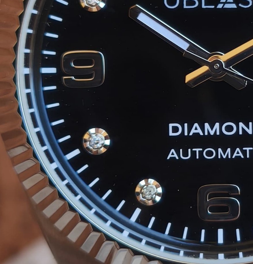 Ublast Century Diamond Automatic UBDCE40BK Black Full Set Watch
