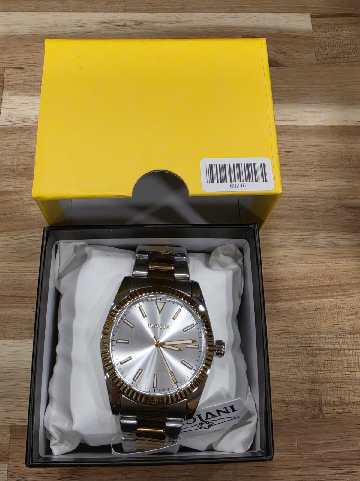 Invicta Celestial Langdon Men’s Watch 40mm 69246 Two Tone Band /Silver Dial New