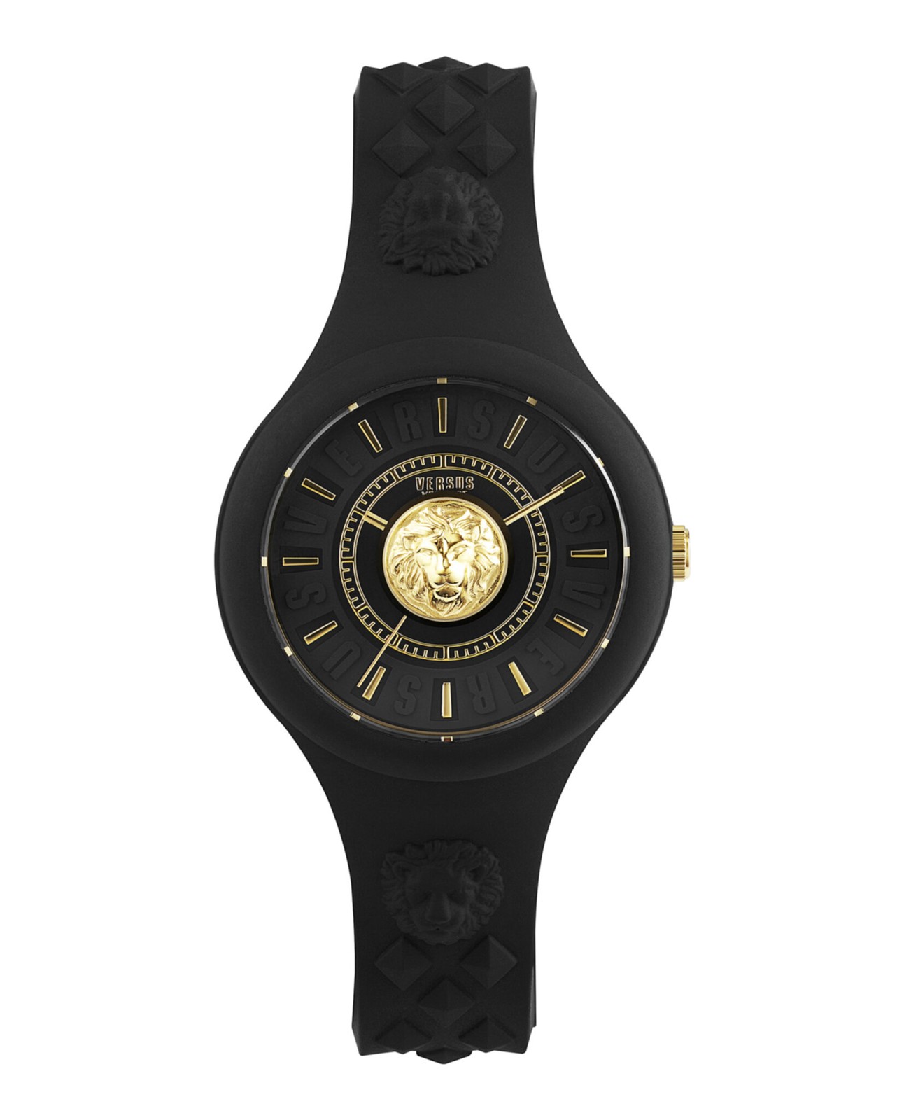 Versus Versace Womens Fire Island Black 39mm Strap Fashion Watch
