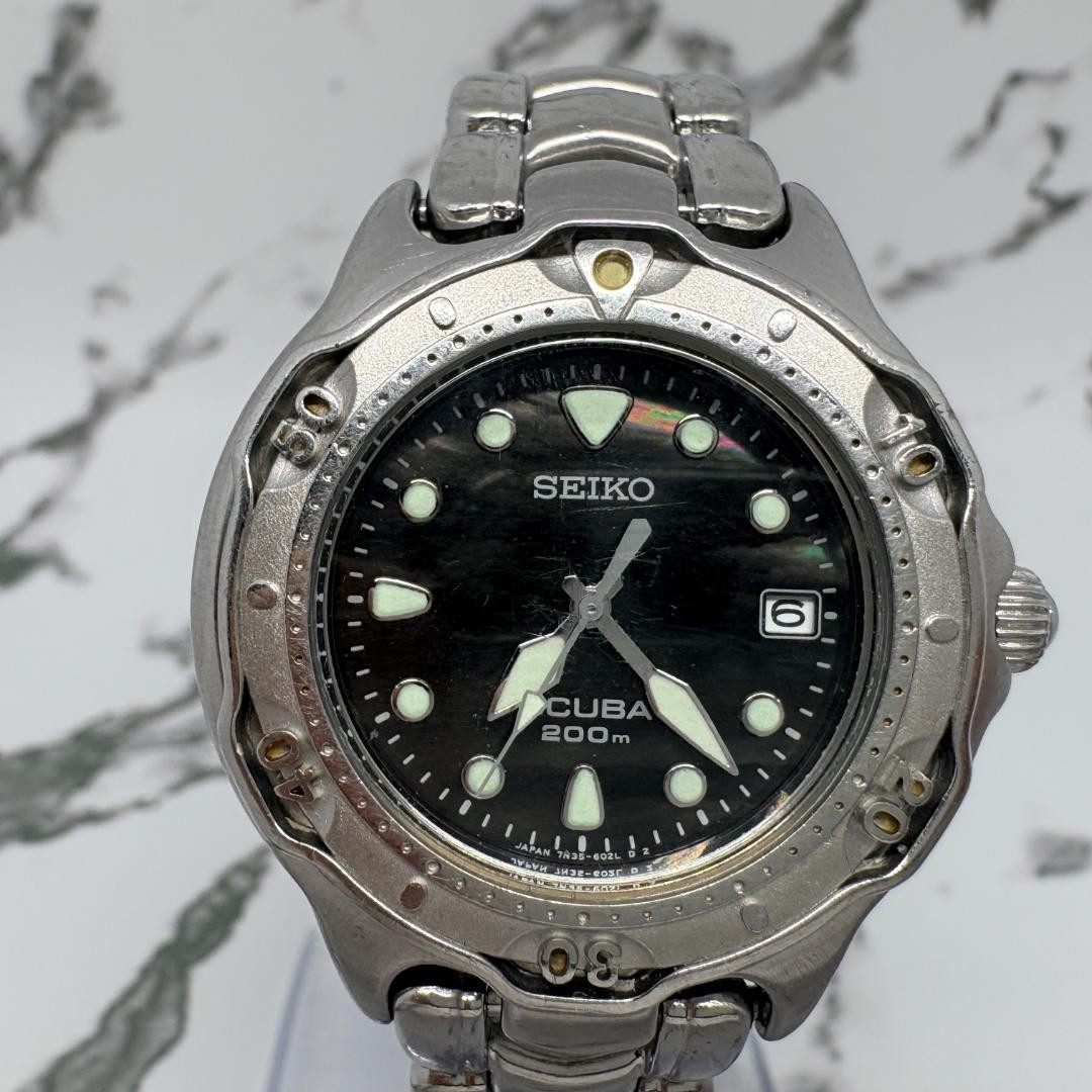 [Working Condition] SEIKO SCUBA 200m Black