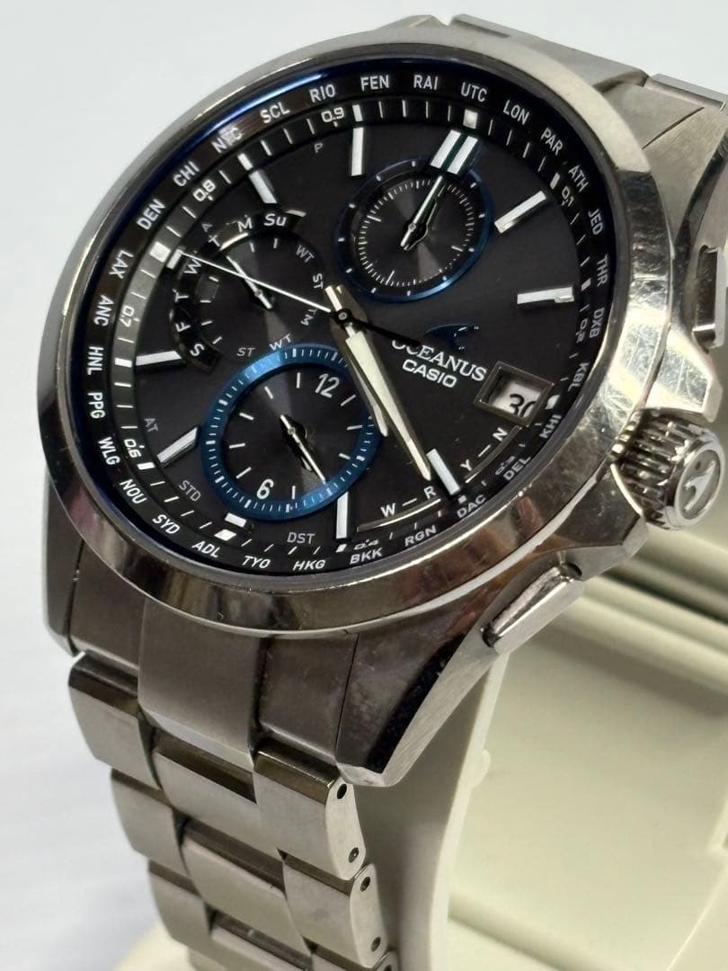 Casio Oceanus OCW-T2600-1AJF Titanium Silver Solar Radio Wrist Watch