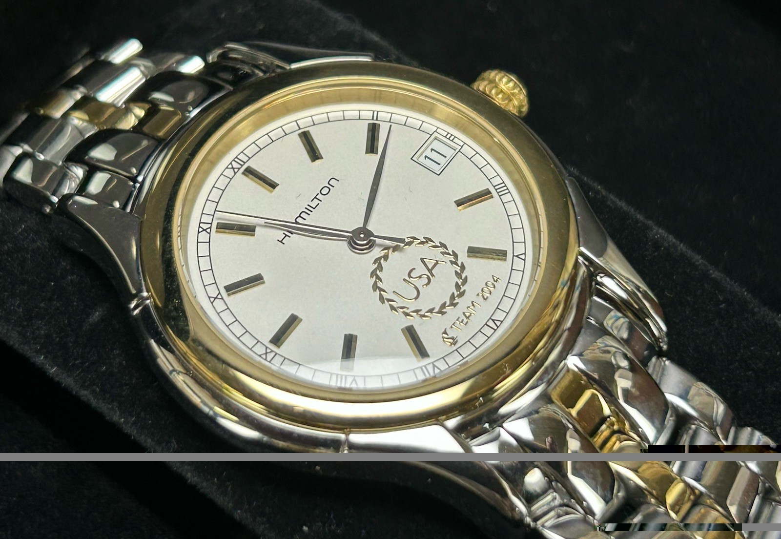 Hamilton 022120 2004 U.S.A. Olympic Team Quartz Mens Watch