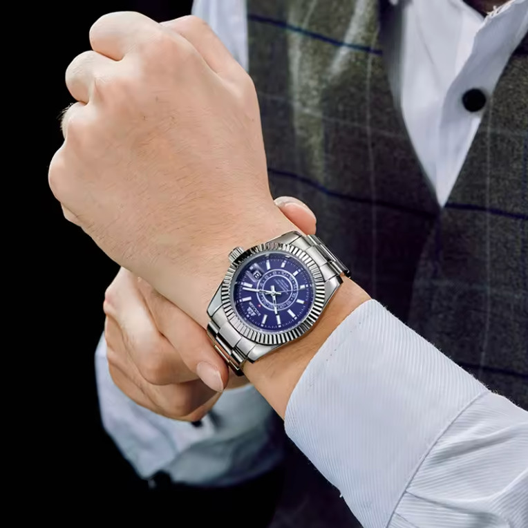 PAULAREIS Men’s Automatic Mechanical Watches Stainless Steel Waterproof Watch