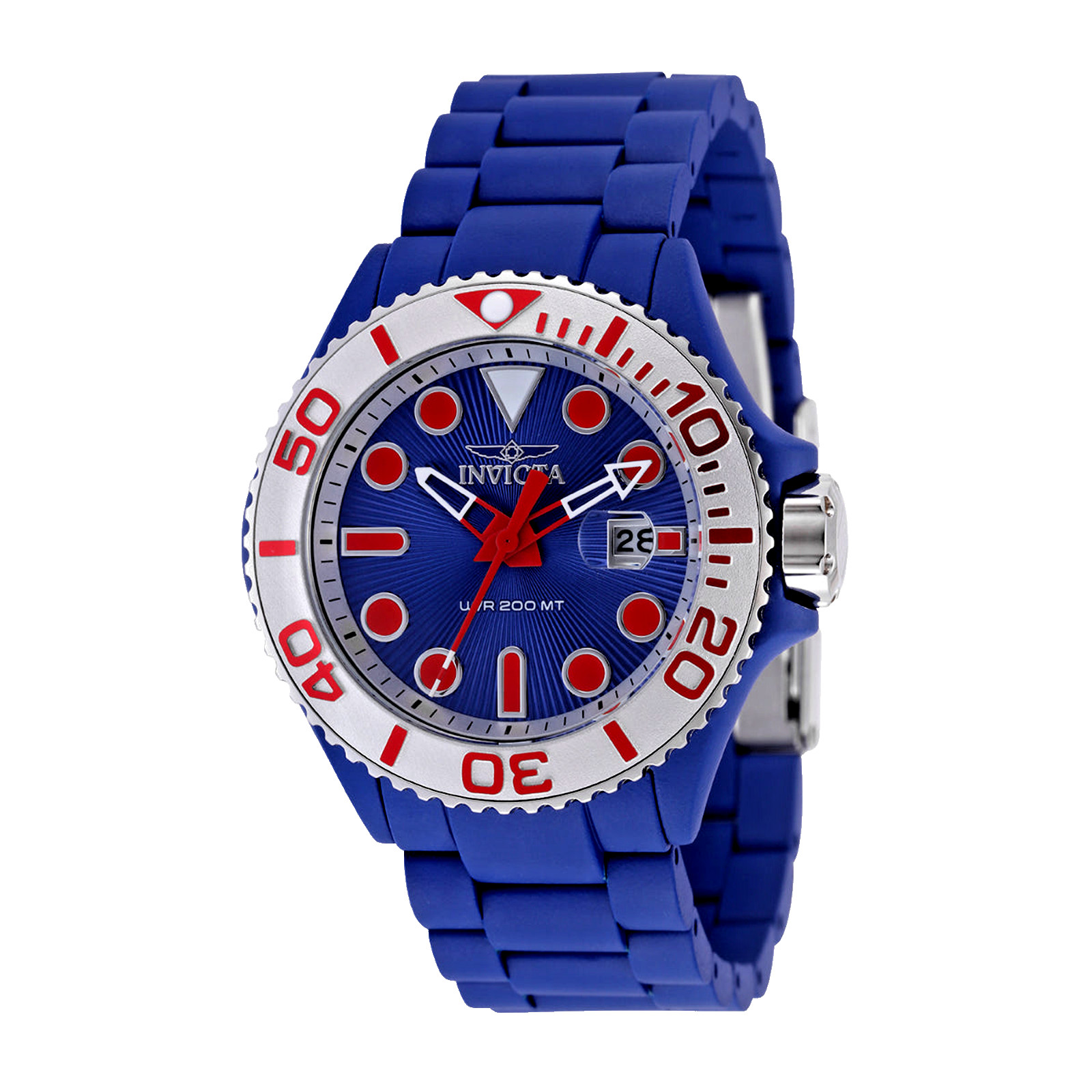 Invicta Grand Diver Playa Men’s 46mm Aqua Plating Blue/ Steel Quartz Watch 49481