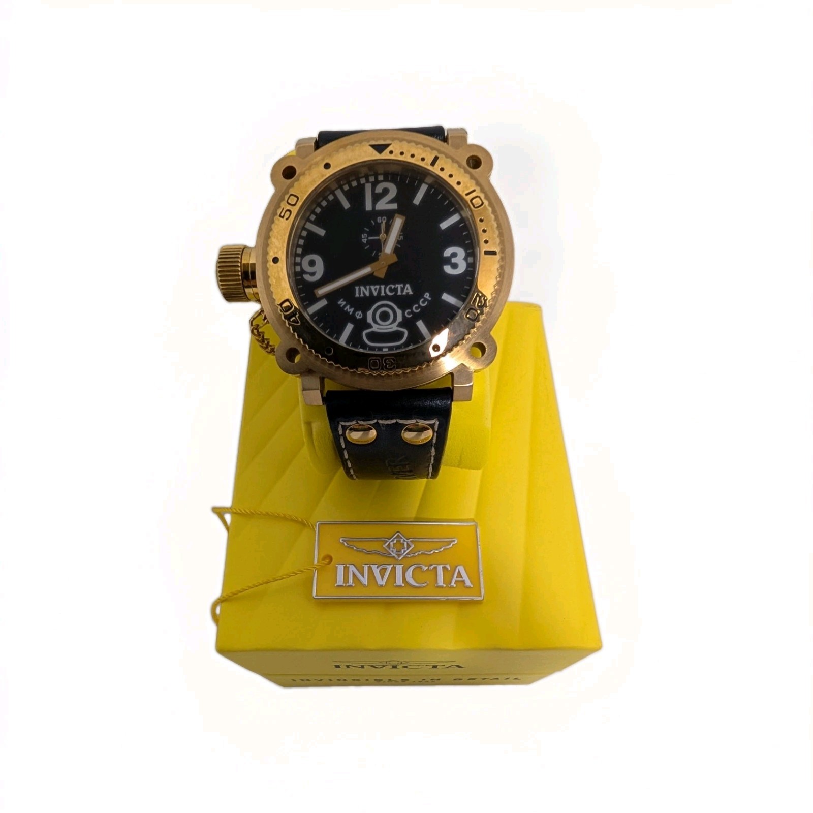 Invicta Russian Diver Signature Mens Quartz Watch Model 7276 Left Handed Crown