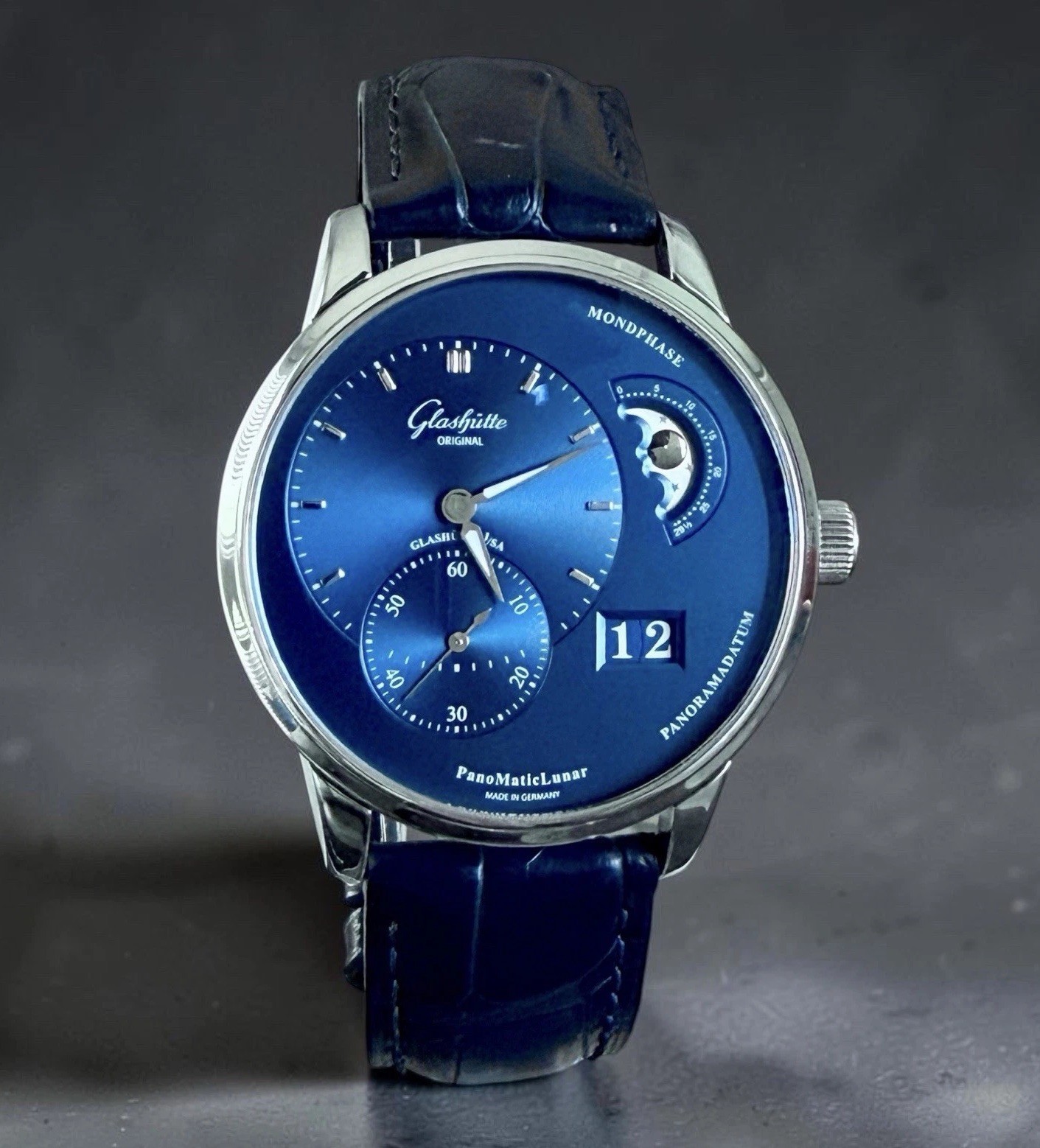 Glashütte Original PanoMaticLunar 1-90-02-46-32-35 2023 Blue Dial