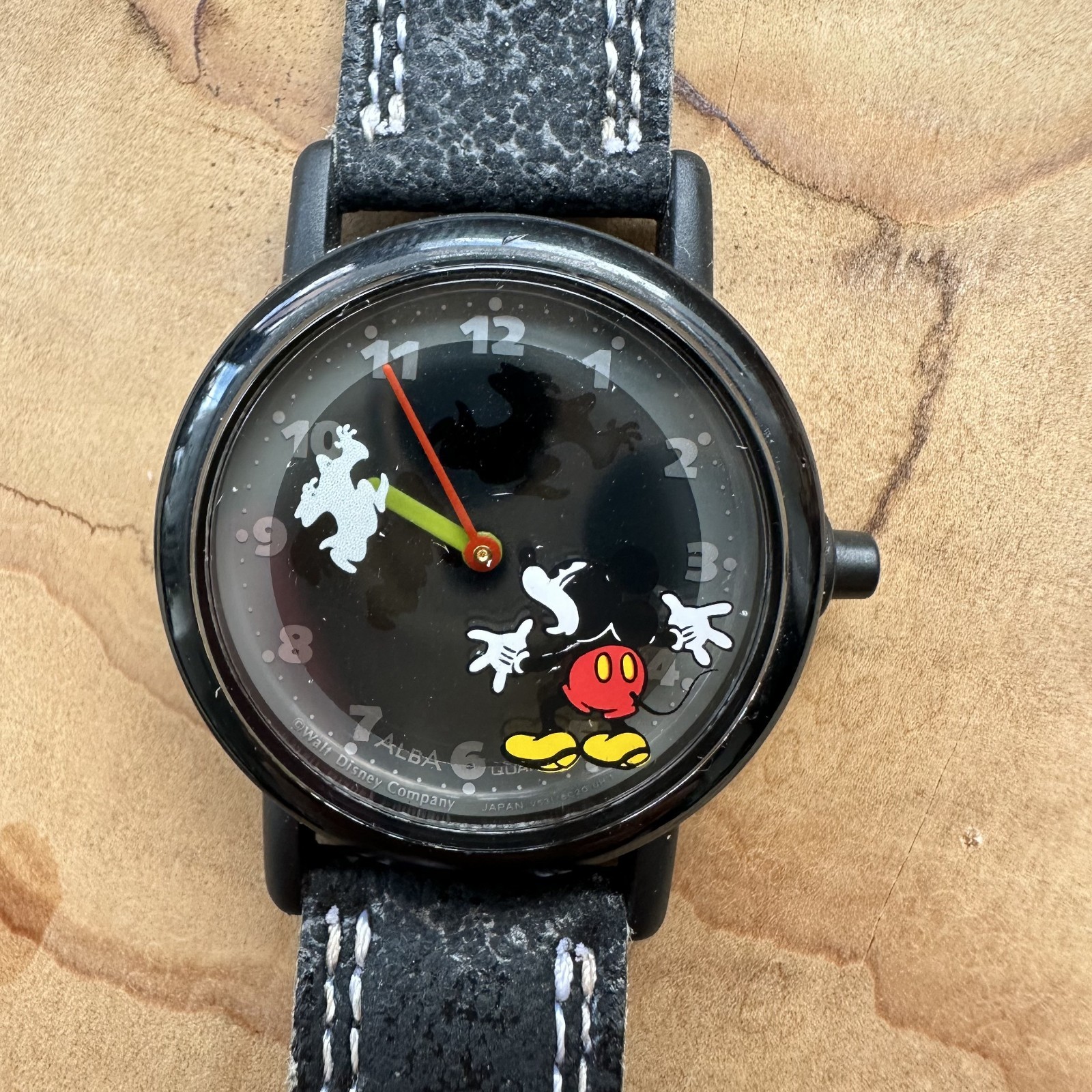 SEIKO ALBA Disney Mickey Mouse Ghost Watch ACBL065 Deadstock Japan