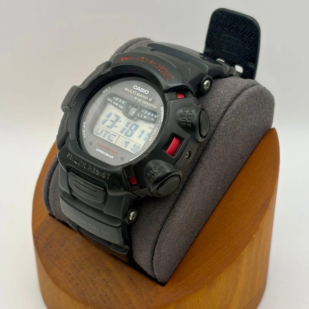 CASIO G-SHOCK GW-9010 MUDMAN Digital Watch Black Red