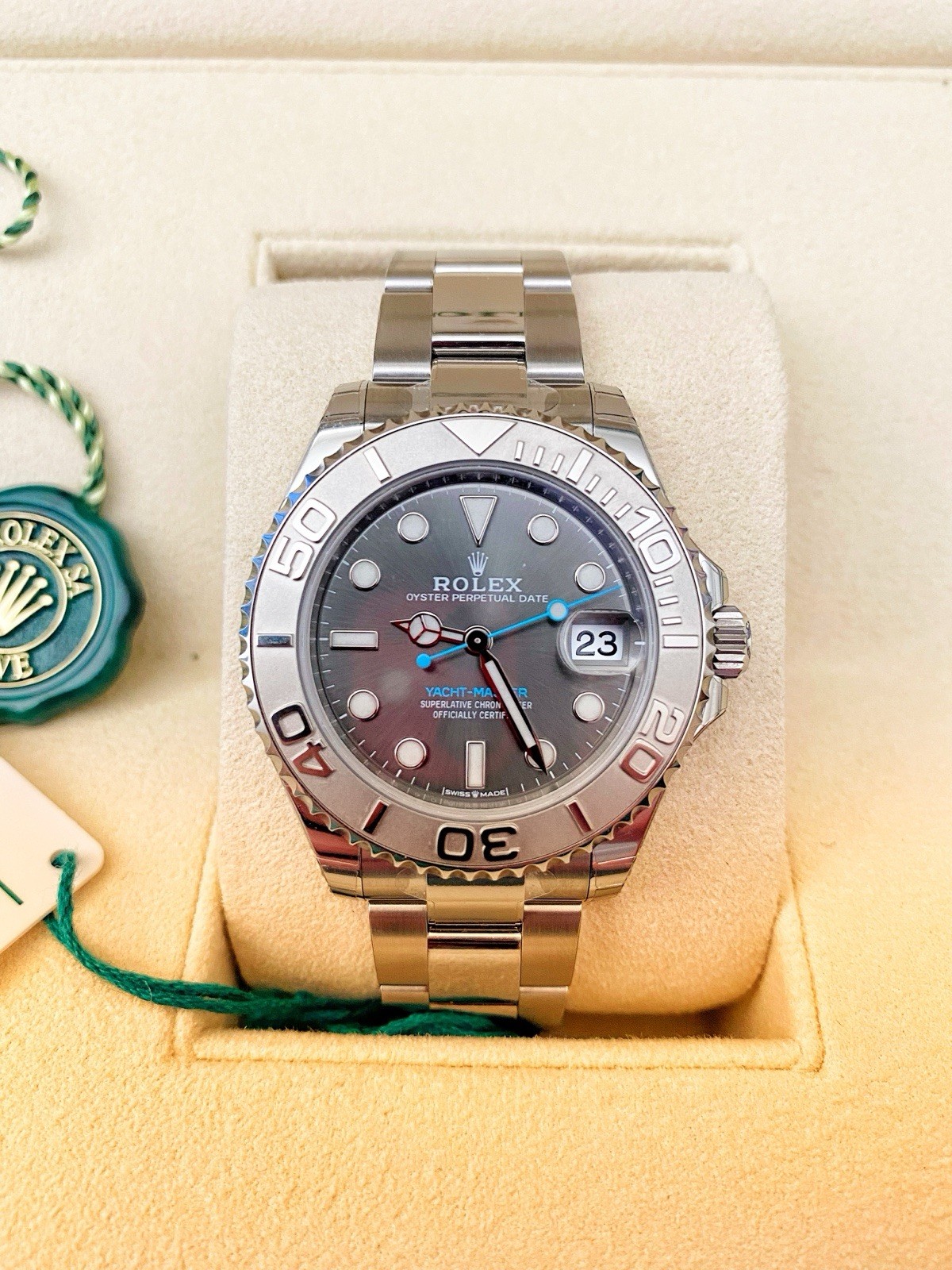 Rolex Yacht-Master 268622 Silver Oyster Bracelet with Silver Bezel