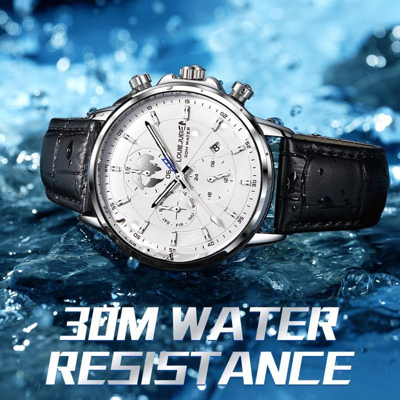 Luxury Men’s Automatic Mechanical Watch – Waterproof, No Battery, Multiple Dials
