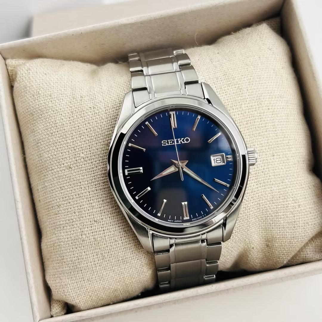 Seiko Essentials SUR309 Blue Dial Men’s Stainless Steel Quartz Watch 40.2mm