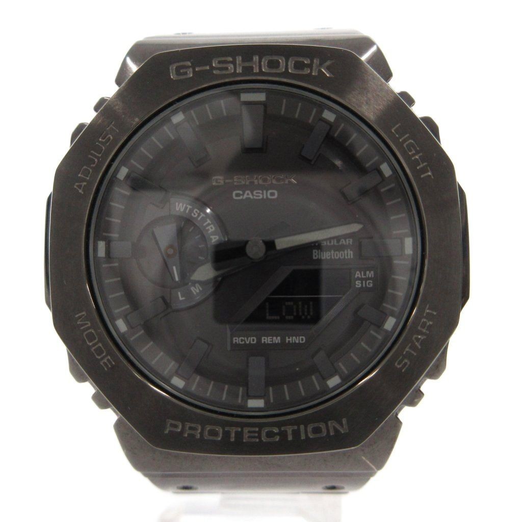 CASIO G SHOCK watch solar radio analog digital Bluetooth full metal black GM B21