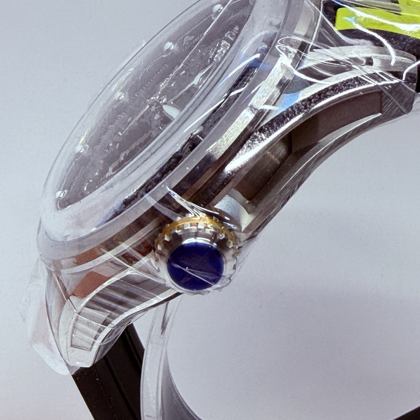 Invicta Celestial Automatic 44.5mm Men’s Skeleton Sapphire – Yellow Band (70088)