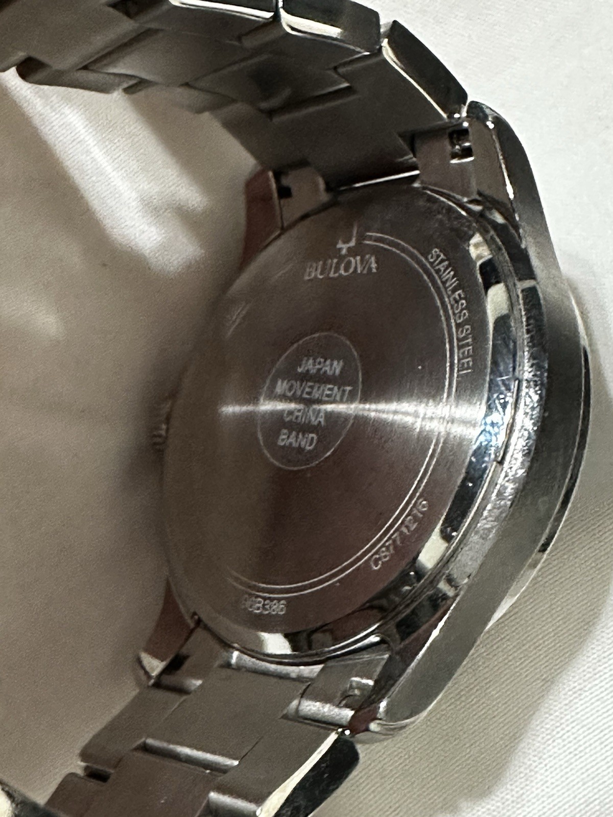 Bulova 96B386 with tags , box and papers!