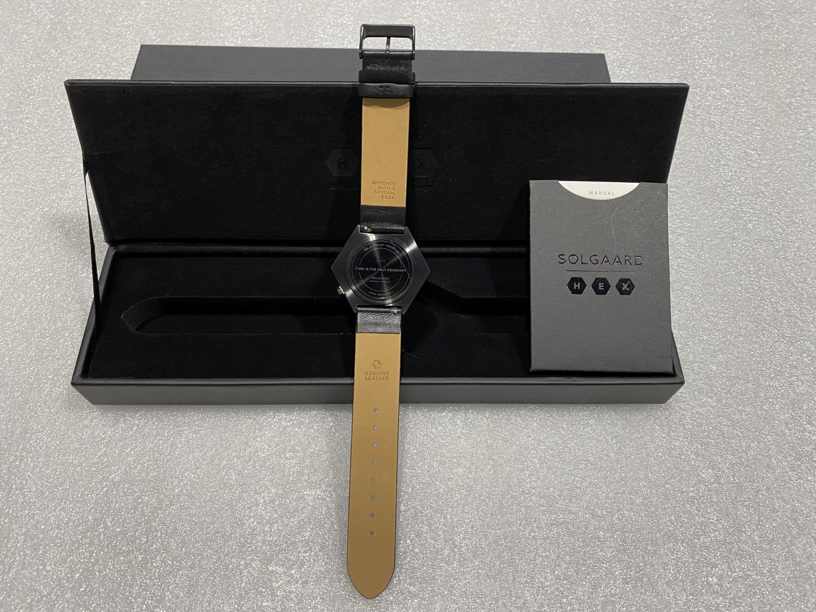 SOLGAARD HEX WRISTWATCH THE MINIMALIST ONE GENUINE LEATHER ANALOG Men’s Women’s