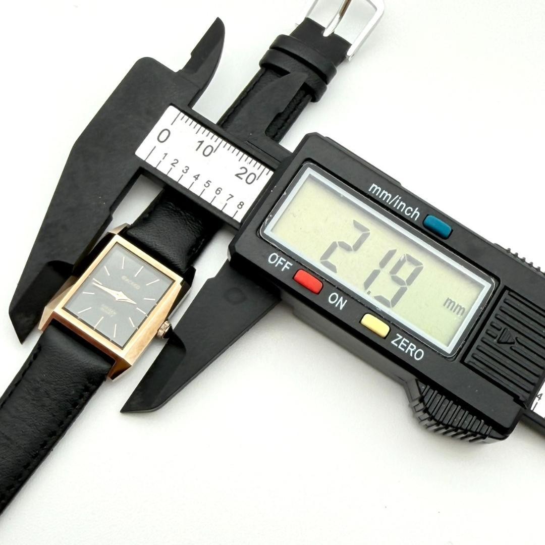 Citizen EXCEED, new battery, rectangular, top-of-the-line model, genuine leather
