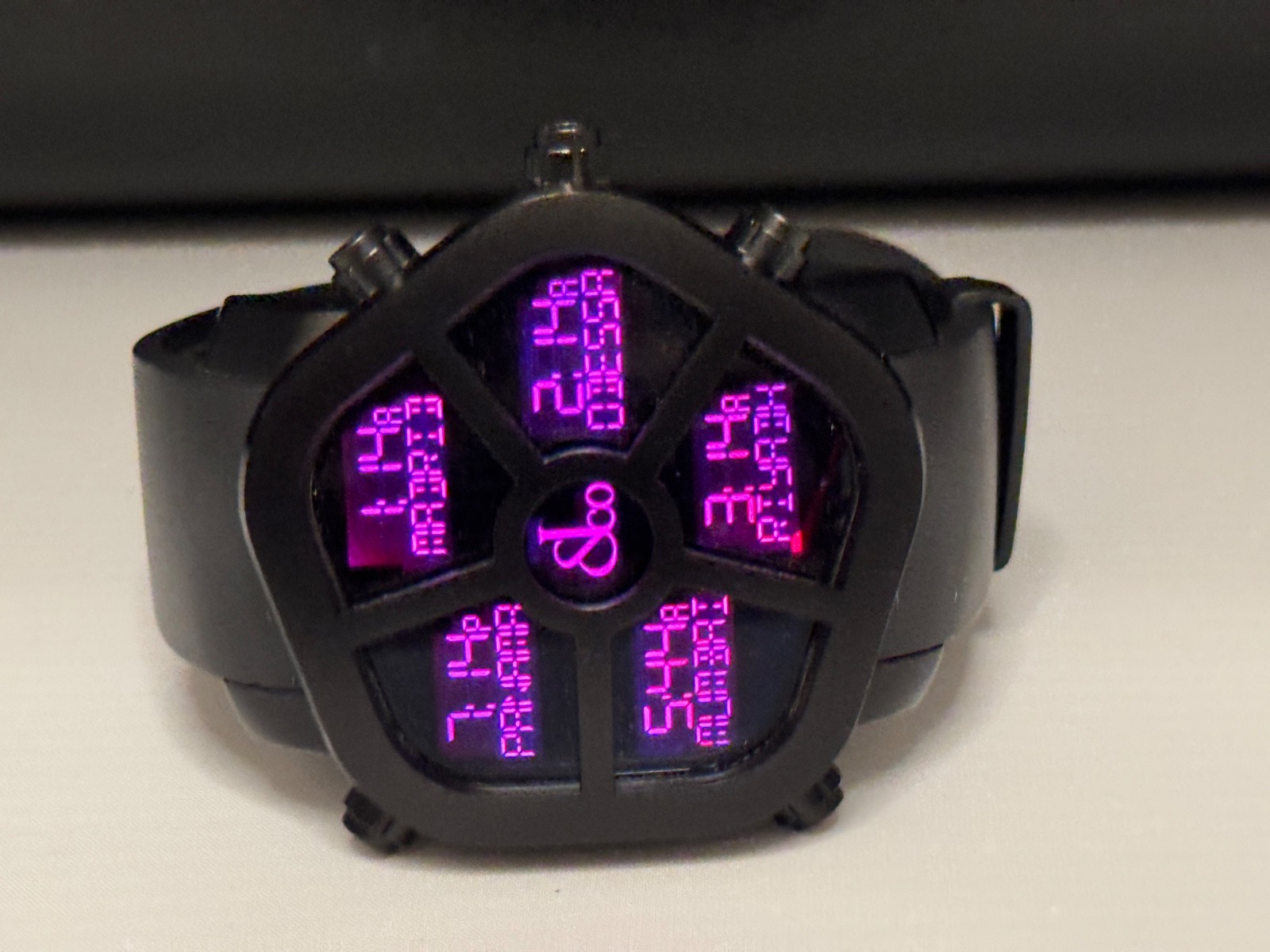 Jacob & Co Ghost 5 Time Zone 47mm Black/ Blue Watch w extras For Repair