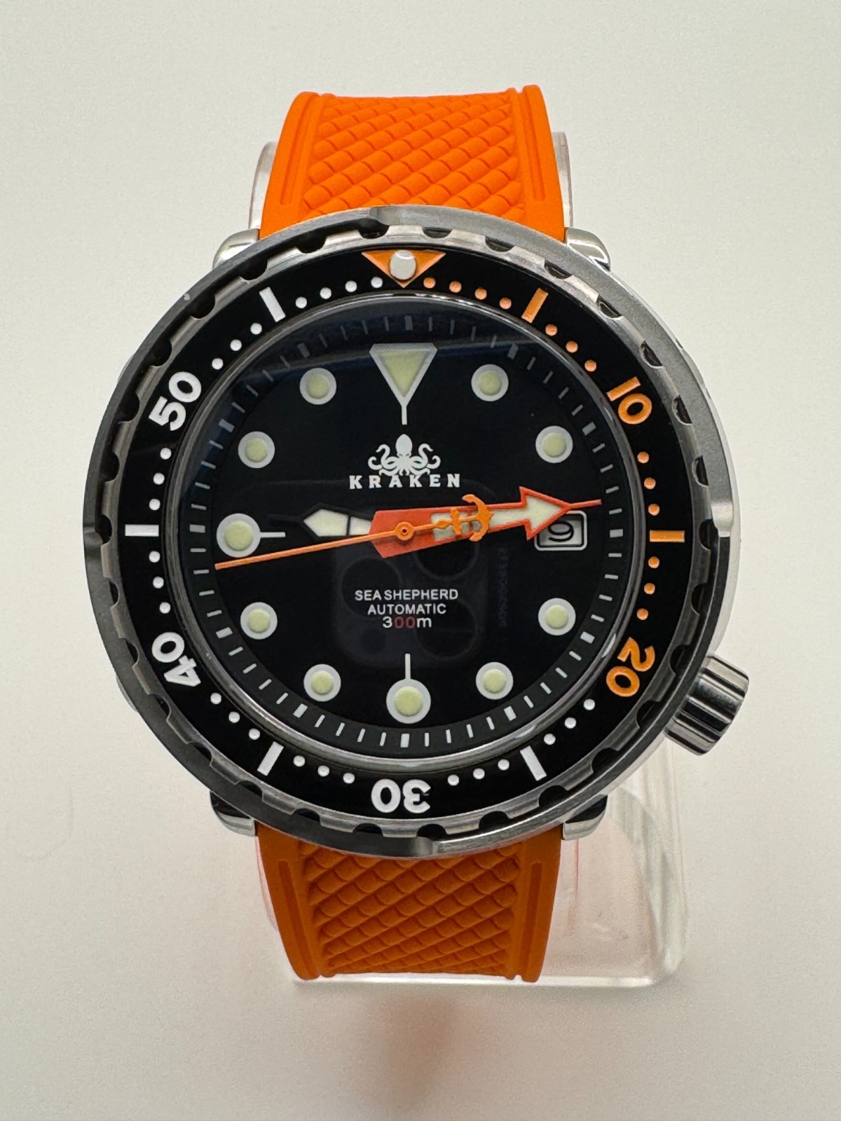 Automatic KRAKEN Black ‘Tuna’ Divers Watch 30ATM WR (SEIKO TMI) NH35 Japan Movt