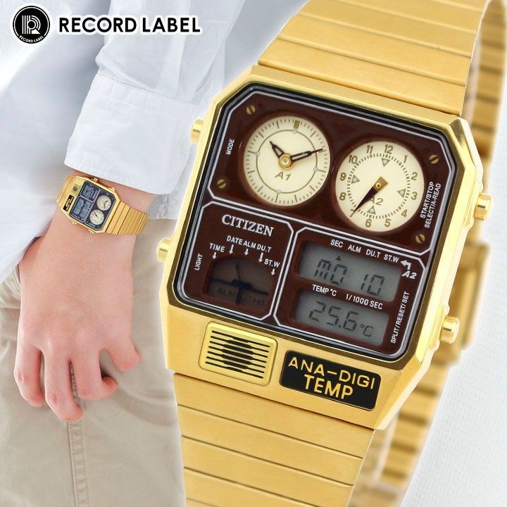 Citizen Collection Record Label Ana Digi Temp JG2103 72X Limited Model Reissue M