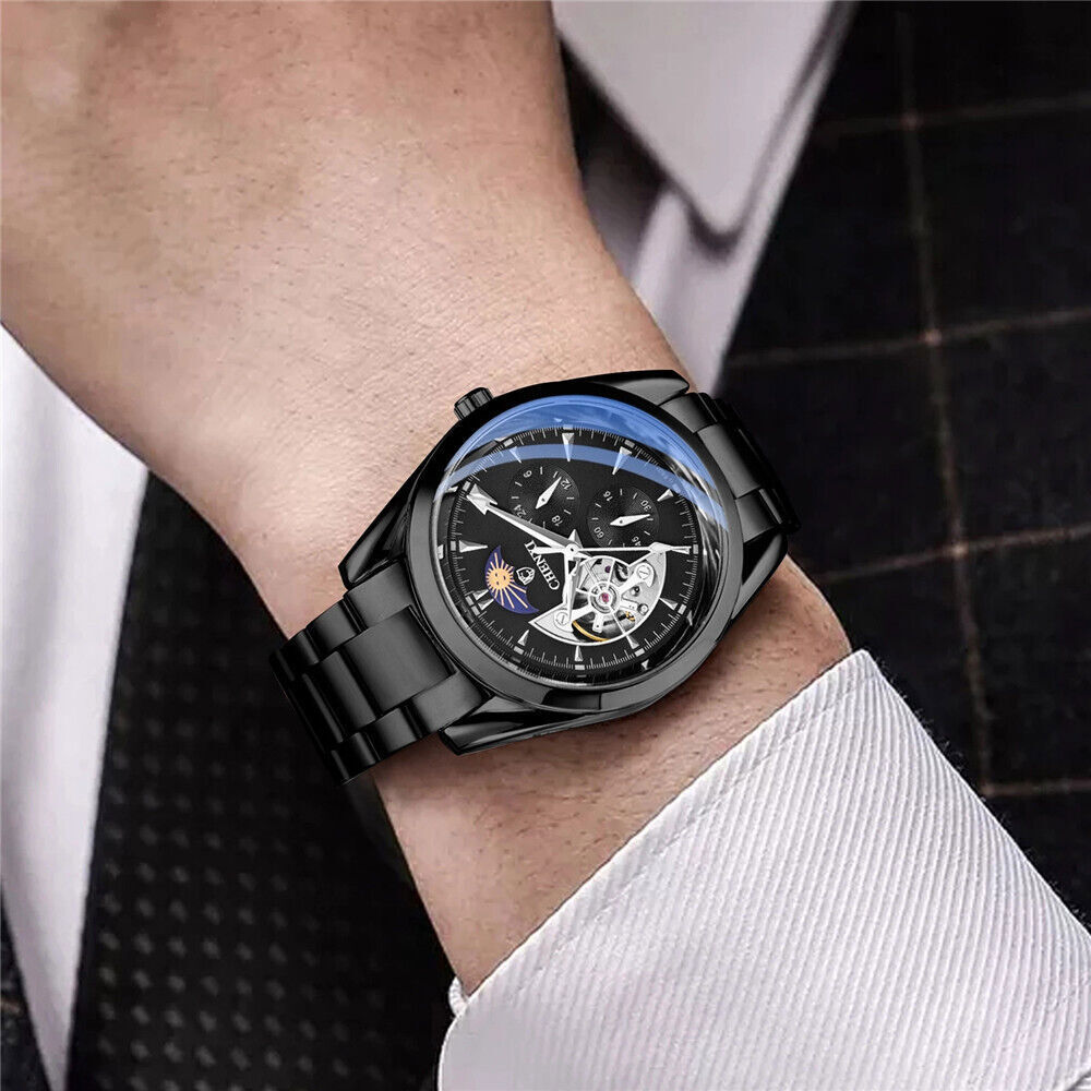 CHENXI Mechanical Automatic Watch Full Steel Watch for Business Male Wristwatch