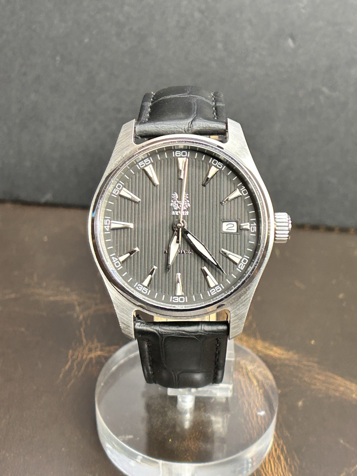 Sevin “Nocturne” Black Automatic Watch With Seiko NH35