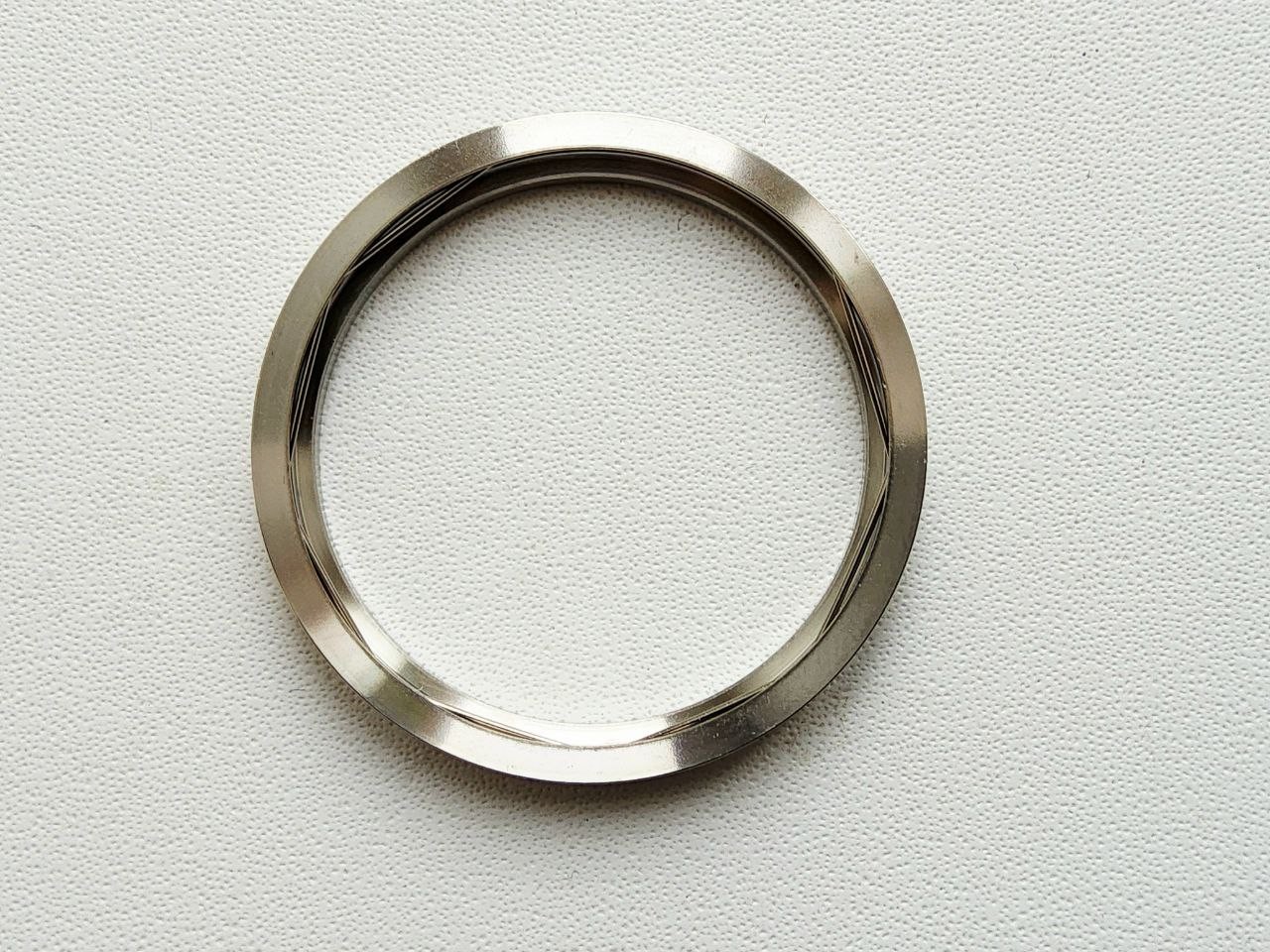 Silver polished bezel silver bezel bezel adapt to Vostok watches