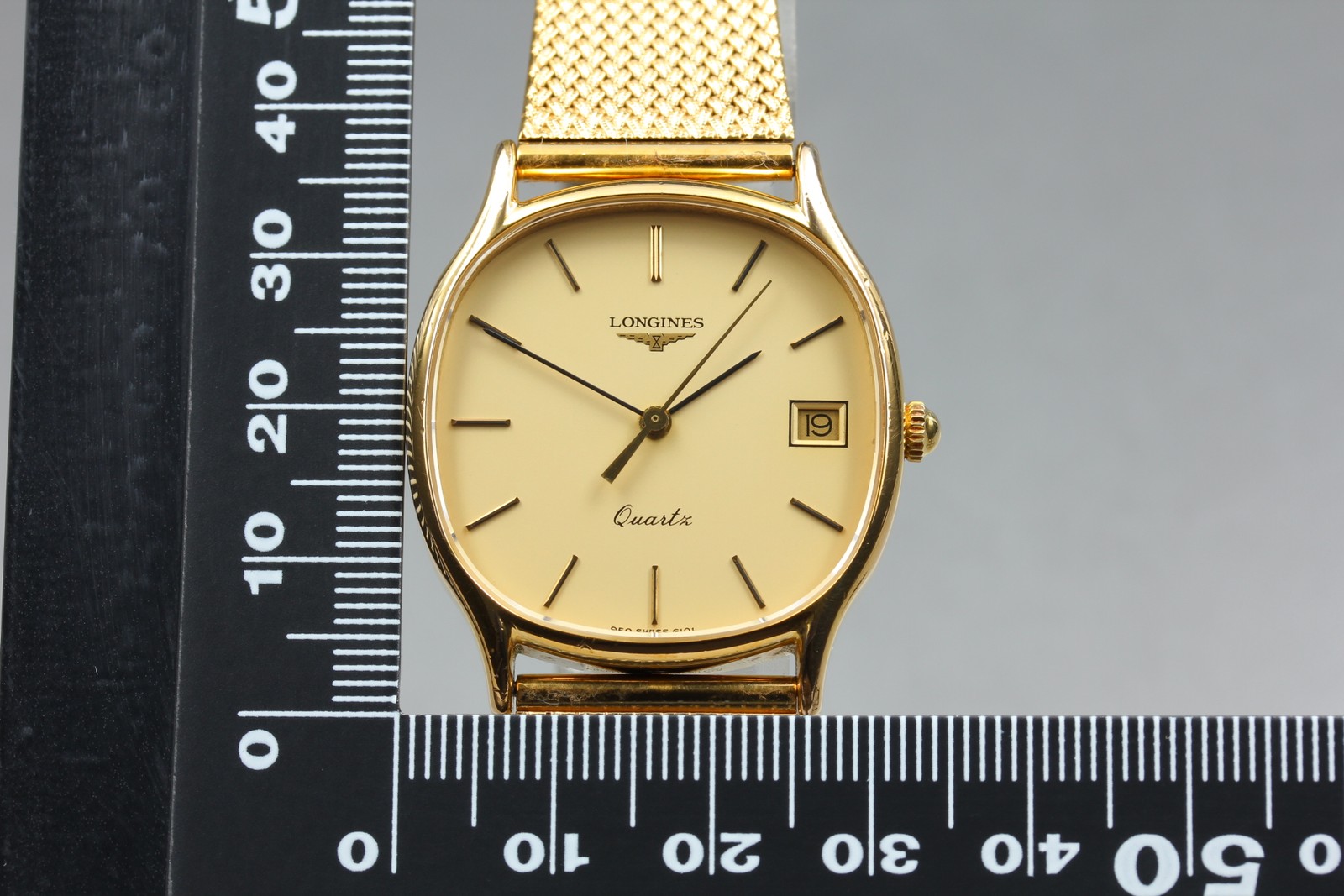 [N MINT w/ Case] Longines 950 6101 Quartz Tonneau 32mm Men’s Swiss Made Watch