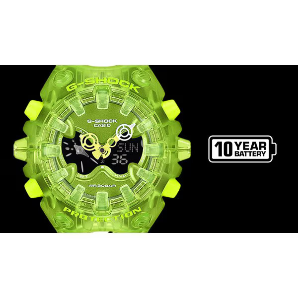 Casio G-SHOCK Transparent Pack GA-V01SKE-3AJF Green Skeleton
