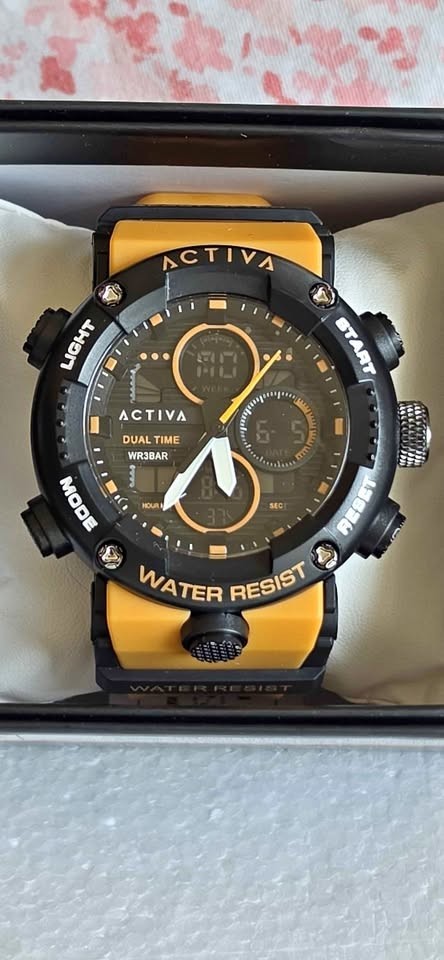 Activa X Invicta Digital Men’s Watch 52mm Orange ACW8038-006 Digital Essentials