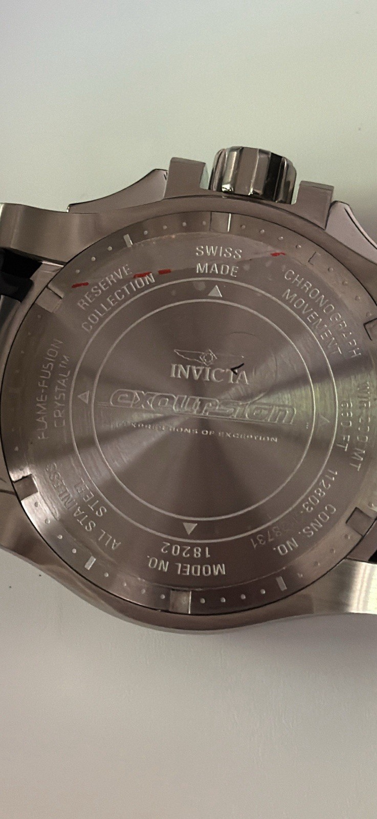 Invicta Excursion Men’s Chronograph Date 200m 50mm ; Never worn