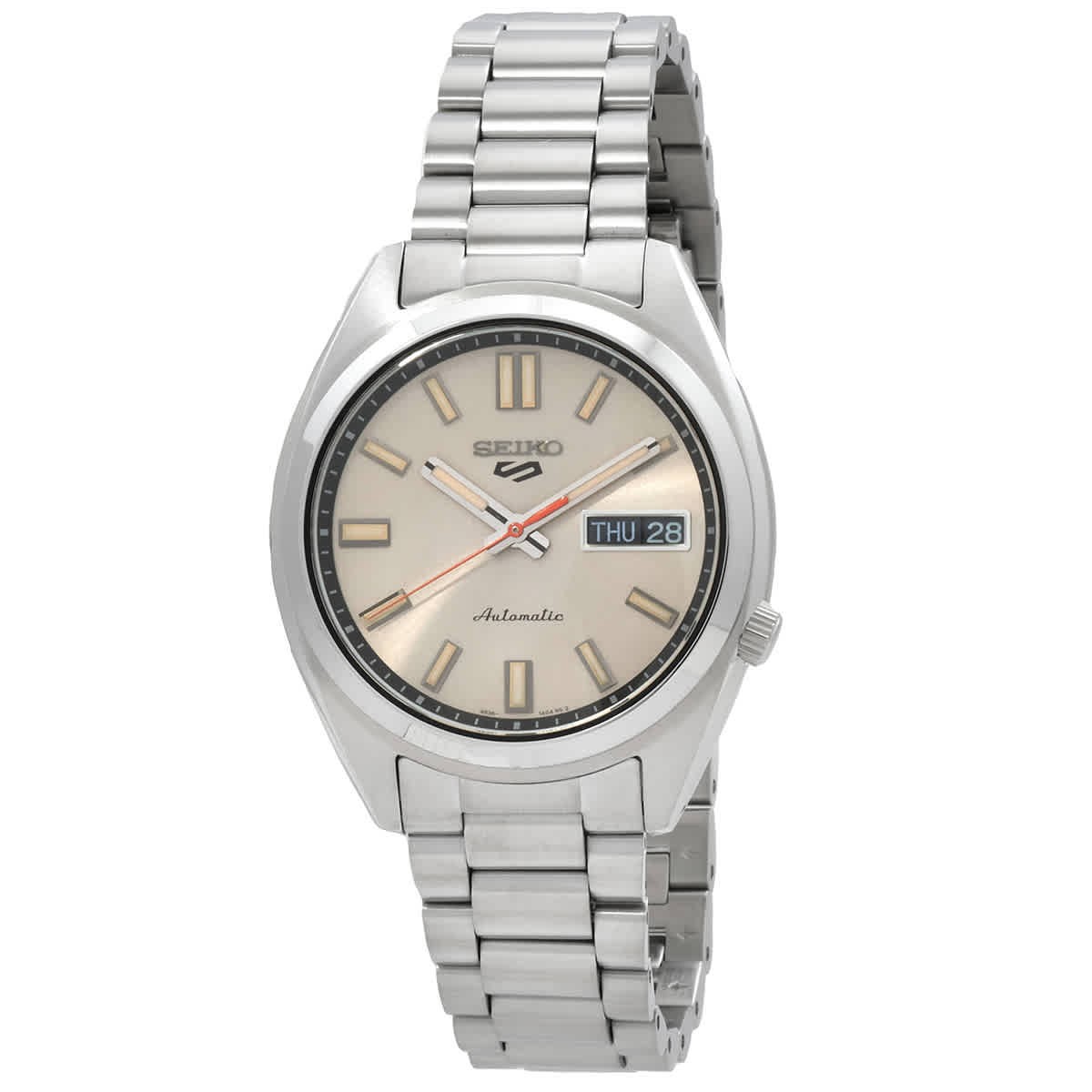 Seiko 5 Sports SNXS Automatic Ivory Dial Men’s Watch SRPK91K1