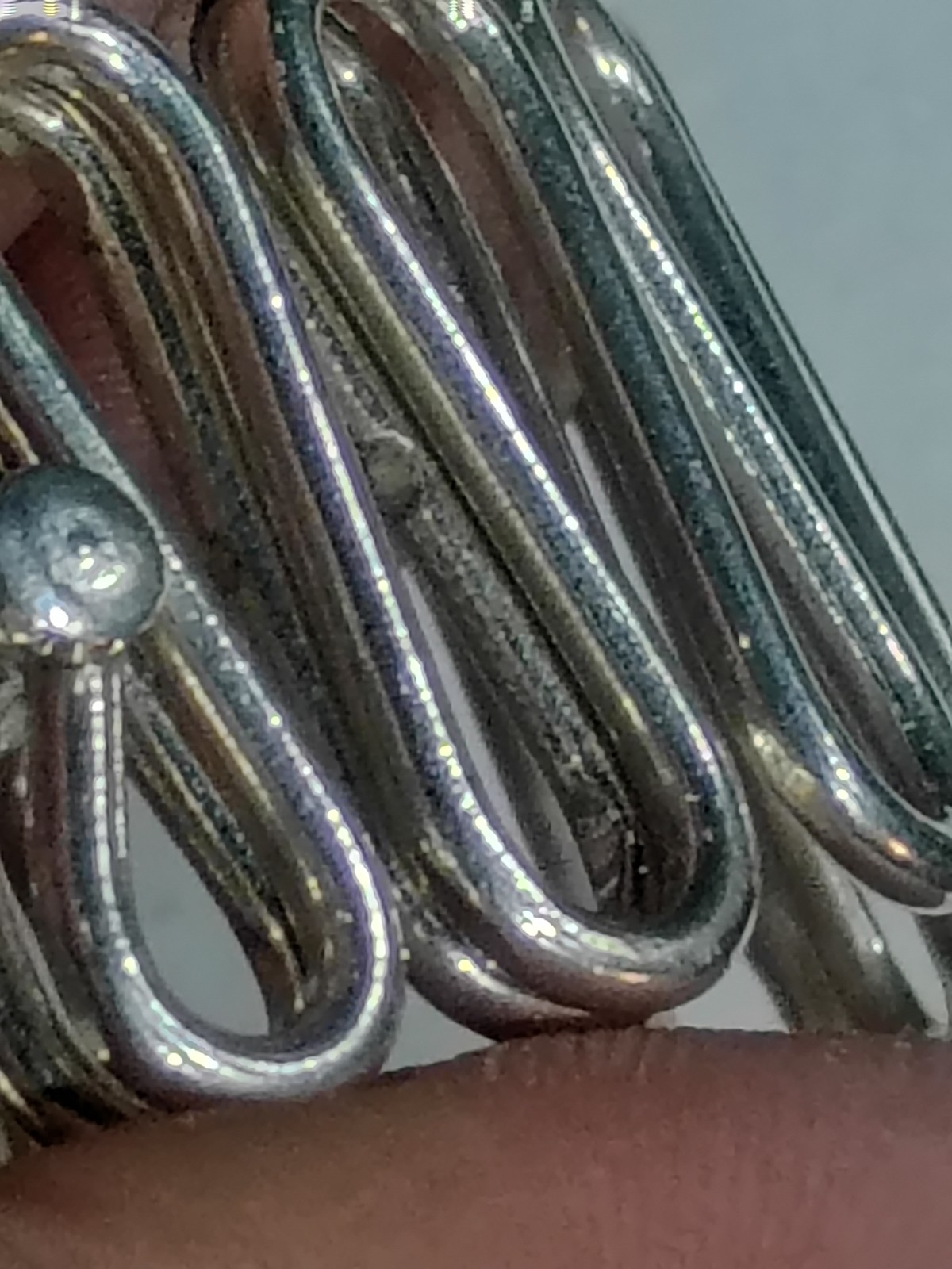 Nivada Grenchen & Andreas Daub Modernist .800 Silver Watch ( Running).