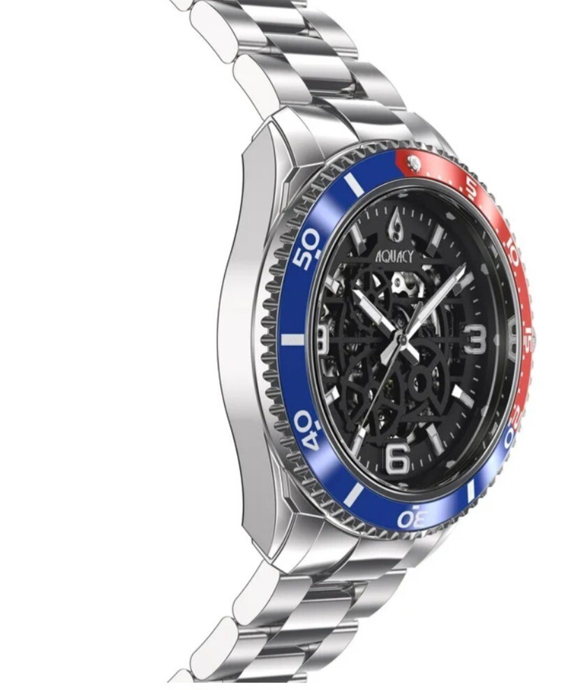 New Aquacy Hei Matau Skeleton Miyota Movement Men Automatic Watch Christmas Gift