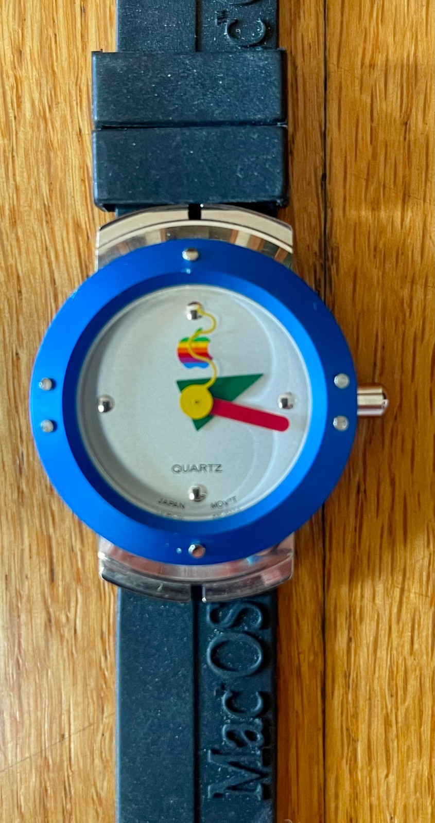 Vintage [NOS?] 1995 Apple Mac OS Watch Mens Promotional Quartz Giveaway Japan